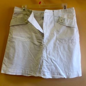 White Mini skirt